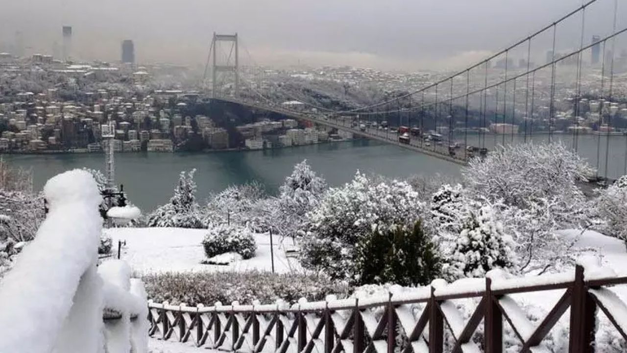 Yılbaşına kar yağışı! İstanbul için kar alarmı
